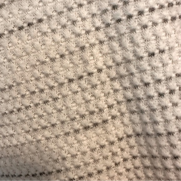 GREEN ENVELOPE Waffle Fabric Cowl Neck Long Bell Sleeves Size Small - Picture 6 of 7